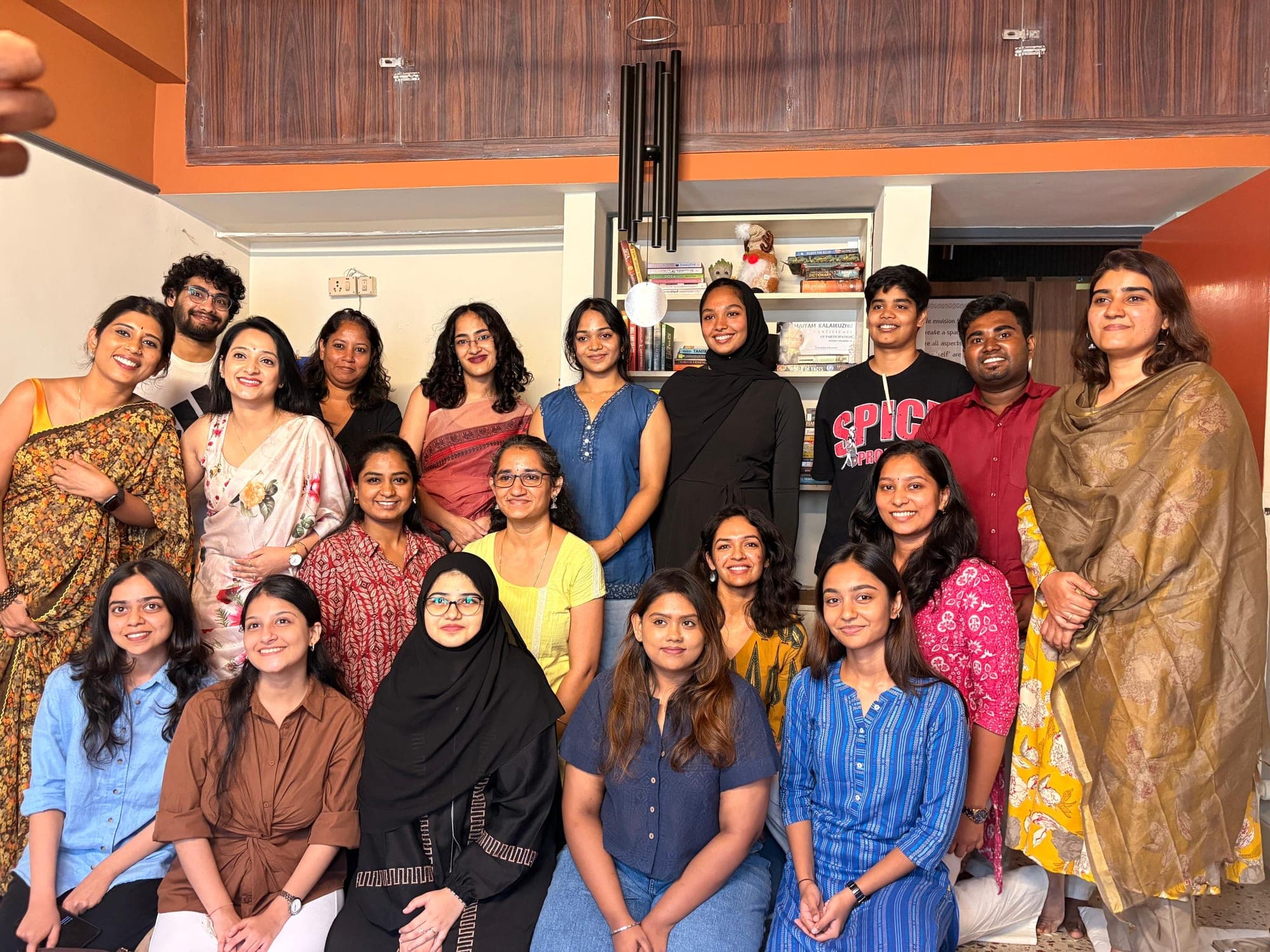 Practitioners at an InPsyd meetup in Chennai